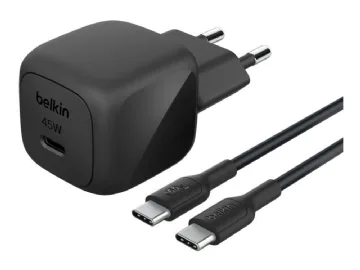 Belkin BOOST Charge USB-C 45W PD PPS+USB-C Kab.sw.WCA013kq1MBK-B6