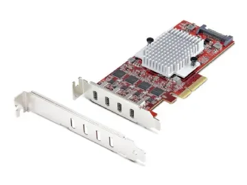 StarTech.com 4-Port USB Type-C PCIe Card, USB-C 10Gb