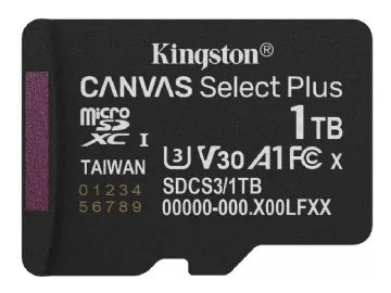 Kingston Technology 1 TB micSDXC Canvas Select Plus Gen3