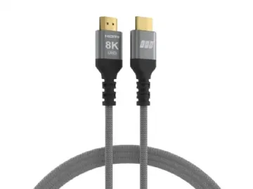 EFB Elektronik HDMI-21-00001, 0,5 m, HDMI Typ A (standard), HDMI Typ A (standard), 3D kompatibilitet, 48 Gbit/s, Svart, Grå