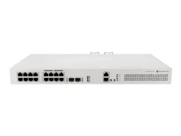 Mikrotik CRS418-8P-8G-2S+RM Cloud Router/Sw, L2/L3, Gigabit Ethernet (10/100/1000), Power over Ethernet (PoE), Rackmontering, 1U