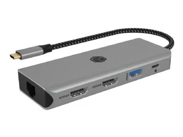 TwelveSouth StayGo mini, USB 2.0 Type-C, Svart, 3,5mm, HDMI, USB 2.0, USB, 32 mm, 72 mm
