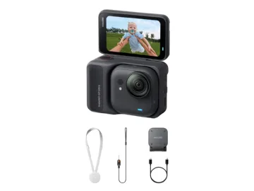 Insta360 GO Ultra Standard Black, 4K Ultra HD, 240 fps, Wi-Fi, Bluetooth, 500 mAh, 52,9 g