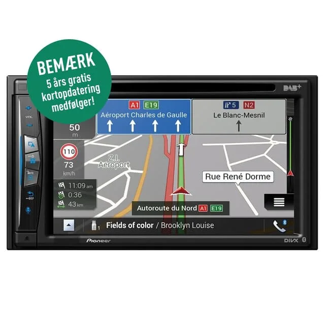 Pioneer AVIC-Z730DAB bilstereo med navigation och CarPlay