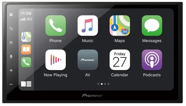 Pioneer SPH-DA250DAB bilstereo med CarPlay, DAB och Bluetooth