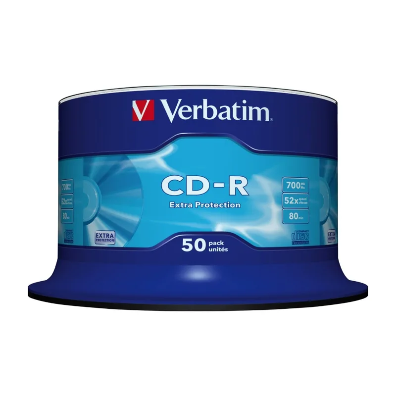 Verbatim CD-R 700MB 52X50PK spindel