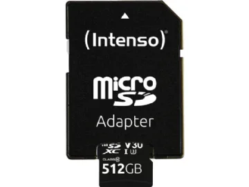 Intenso 3433493 hukommelseskort 512 GB MicroSDXC UHS-I Klasse 10