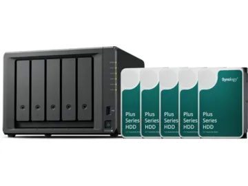 SYNOLOGY DS1525+ + 5xHAT3300