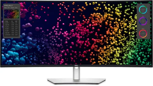 Dell UltraSharp 40 U4025QW böjd skärm med Thunderbolt-hubb