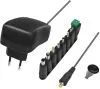 Universal AC-adapter 230V till 3-12V DC 24W/2A med USB-port