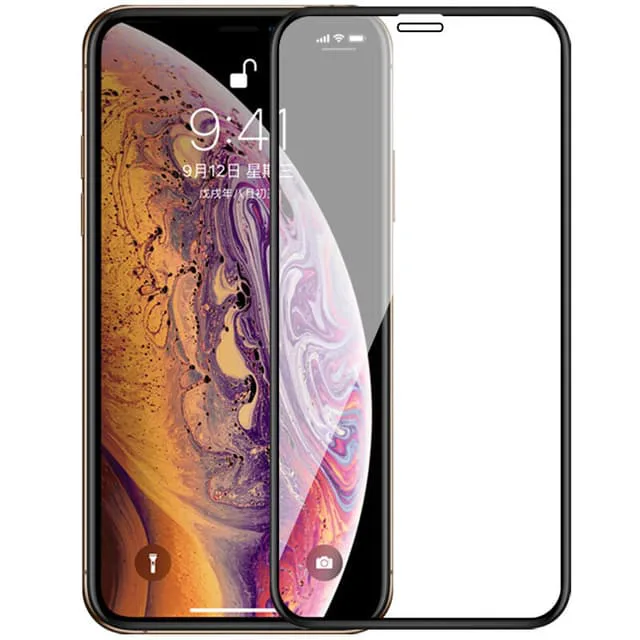 Skalo iPhone XR Heltäckande Skärmskydd Härdat Glas