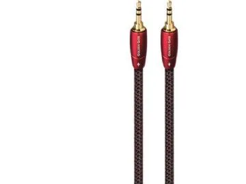 AudioQuest 3m Golden Gate 3.5mm, 3,5mm, Hankoppling, 3,5mm, Hankoppling, 3 m, Svart