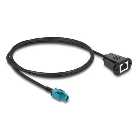 Delock HSD Z-kabel, hona till RJ45-uttag, 1 m