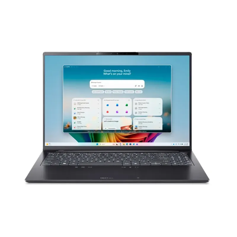 Acer Swift Go 16 AI OLED, SFG16-I71, Ultratunn bärbar dator, 16" OLED, Intel Core™ Ultra 5, 16GB RAM, 512GB SSD, Intel® Graphics