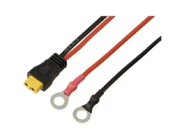 Ringkabelsko för XT60-anslutningskabel 0,25 M TC-13619316 Svart, Röd TRU COMPONENTS Innehåll: 1 st