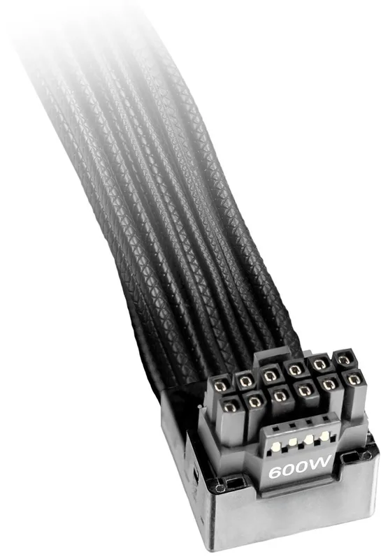 be quiet! 12V-2X6 / 12VHPWR 90° omvänd kabel CHR-7710, 0,7 m