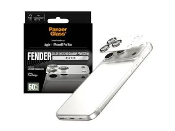 PanzerGlass® Fender Camera Protector Silver iPhone 17 Pro Max Skyddshölje