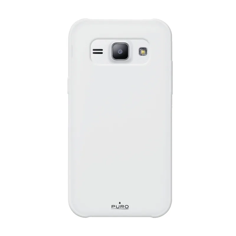 Puro Samsung Galaxy J1 silikonskal transparent