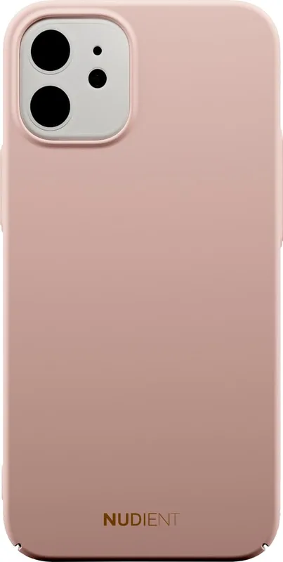 Nudient v2 iPhone 12 mini tunt fodral (stealth black)