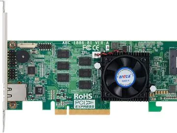InLine-gränssnittskort PCIe x1 till M.2 Key M NVMe SSD