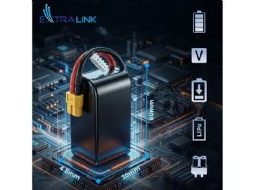 Extralink LIPO BATTERY 550MAH 3S WITH XT30 100C FOR FPV DRONES, RC WEHICLES