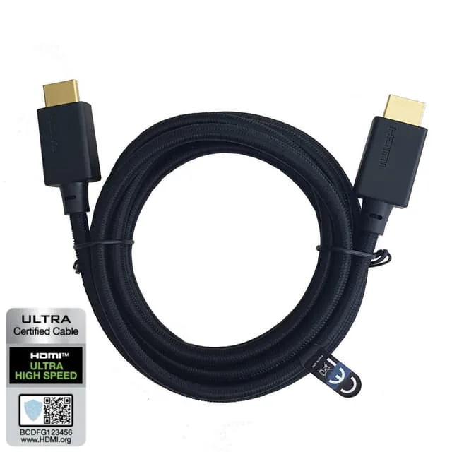 NÖRDIC CERTIFIED CABLES 50cm HDMI Ultra High Speed 2.1