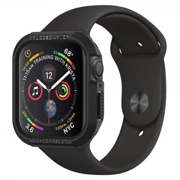 Spigen Apple Watch 40/41mm Skal Rugged Armor Svart