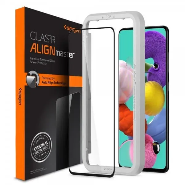 Spigen Samsung Galaxy A51 Skärmskydd GLAS.tR ALIGNmaster