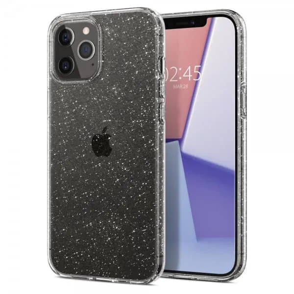 Spigen iPhone 12/iPhone 12 Pro Skal Liquid Crystal Glitter Crystal Quartz
