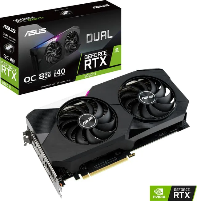 ASUS GeForce RTX 3060 Ti 8GB GDDR6 DUAL OC