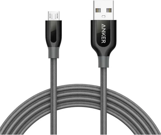 Anker PowerLine+ Micro USB laddningskabel (grå)