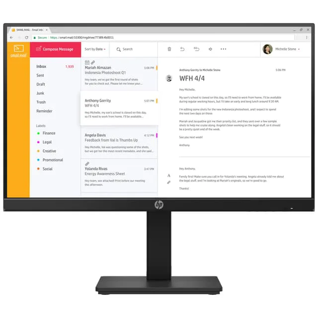 HP P24h G4 23,8" bildskärm