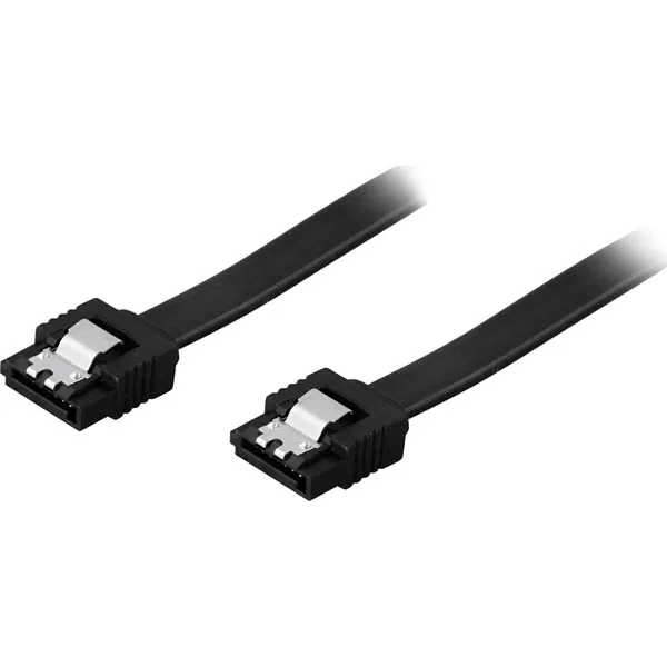 SATA3 kabel, med lås-clips, 70 cm