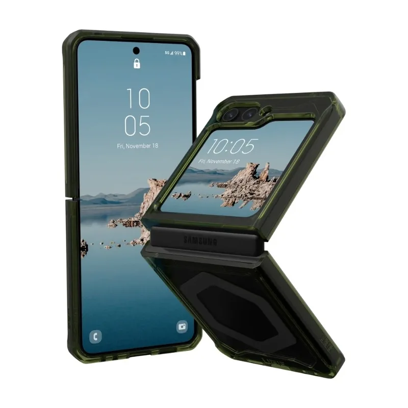 UAG Samsung Galaxy Z Flip5 Plyo Pro skal Olive/Space Grey