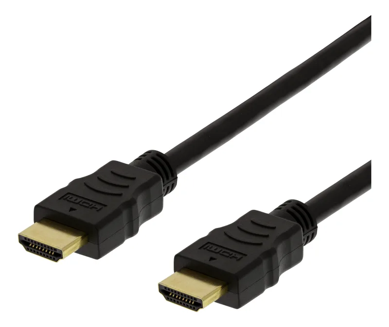 DELTACO HDMI-kabel, flexibel, 1 m, 4K@60Hz