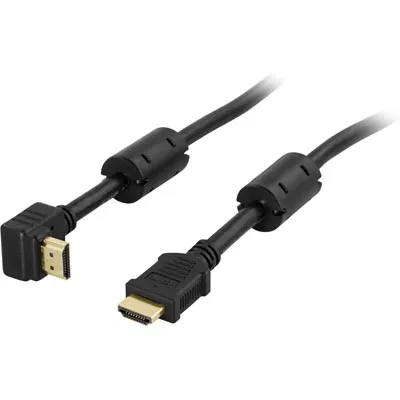 HDMI-kabel, 4K/3D, vinklad, 3 meter