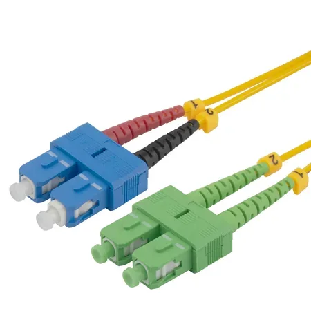 Deltaco SCSC-4-DUA InfiniBand- och fiberoptisk kabel 4 m 2x SC gul
