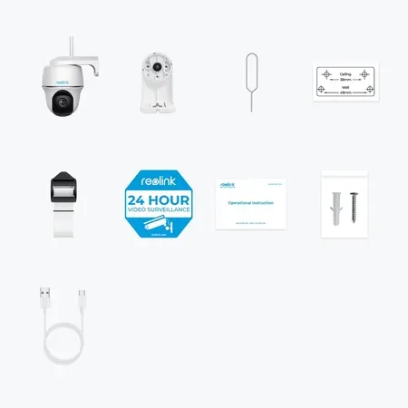 Reolink Argus Series B430 WiFi IP Övervakningskamera 2880 x 1616 pixel