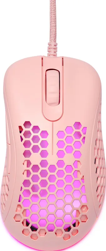 NOS M675 mus för gaming (rosa)