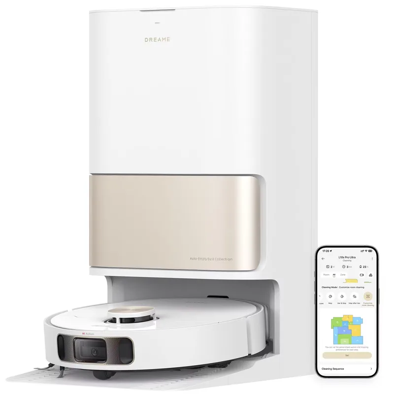 Dreame L10s Pro Ultra 3.2 L Robotdammsugare Vit