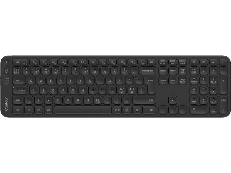 Contour Design Contour Balance Full-Size Keyboard Wireless Pan Nordic Layout