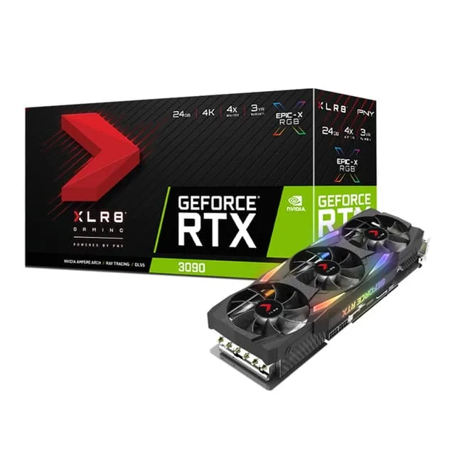Grafikkortsfläkt för PNY XLR8 RTX 3090, RTX 3080 och RTX 3070, DC12V