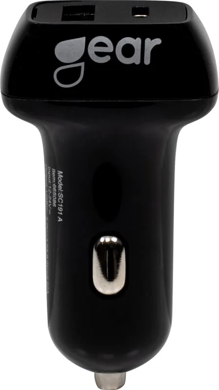 Gear 12V PD dubbel billaddare
