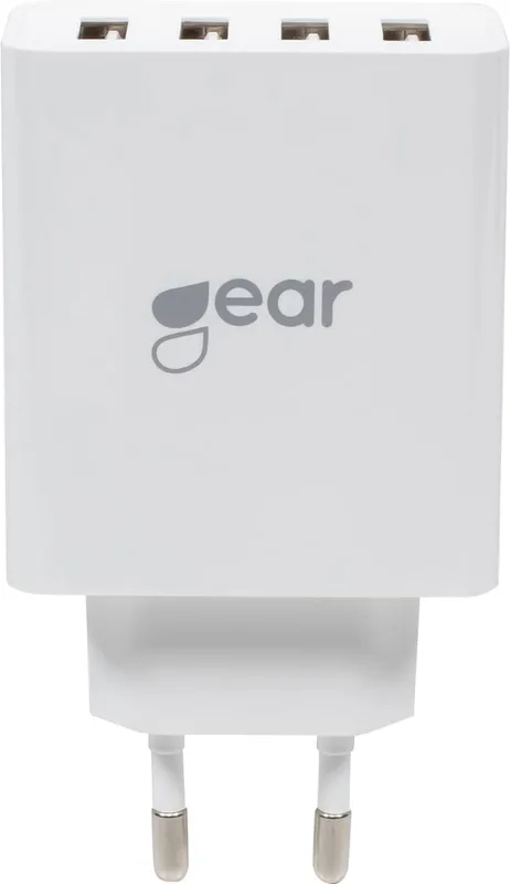 Gear 220V fyrdubbel väggladdare 665096