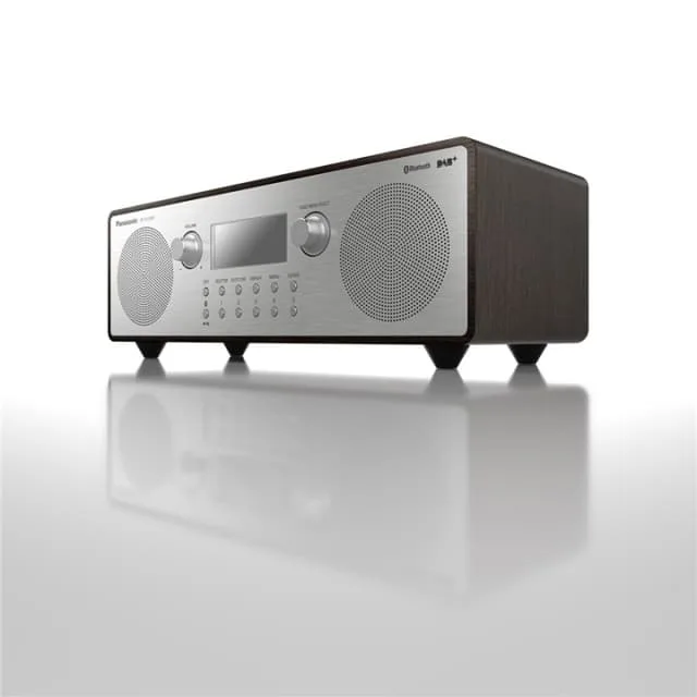 Panasonic RF-D100BT Bärbar Digital Svart, Grå