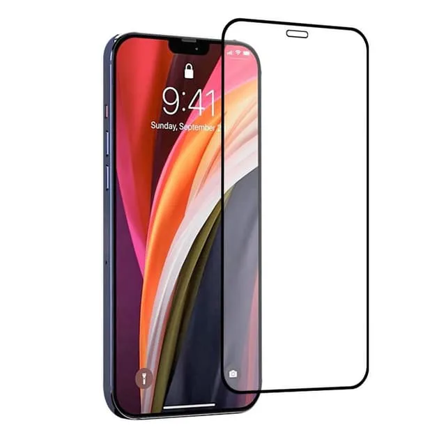 RURIHAI 2.5D Skyddande härdat glas till iPhone 12 / 12 Pro