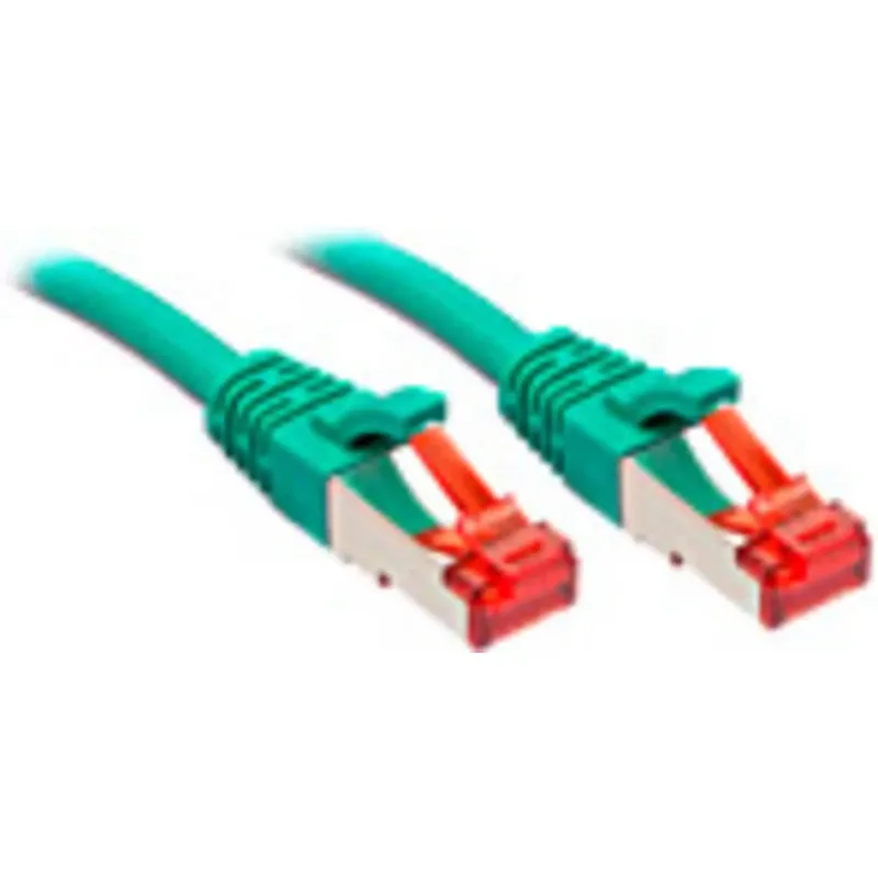 LINDY 47751 RJ45 Nätverkkabel, Patchkabel CAT 6 S/FTP 5.00 m Grön Skärmad 1 st