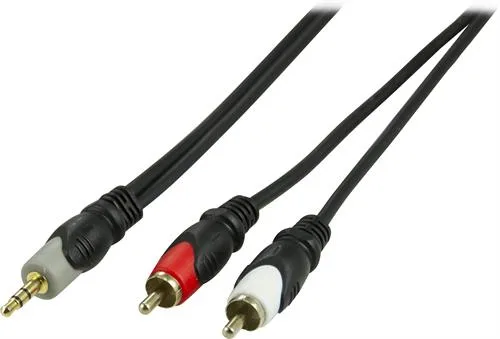 DELTACO ljudkabel 3,5mm ha