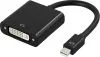 Deltaco mini DisplayPort till DVI-D adapter, ha-ho, 0,1m
