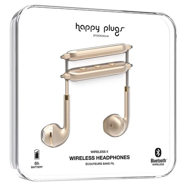 Happy Plugs Wireless II in-ear hörlurar
